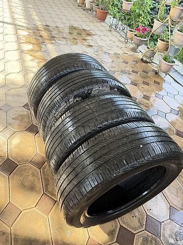 Шины 235 / 55 / R 19, Лето, Б/у, Комплект, Легковые, Корея, Hankook