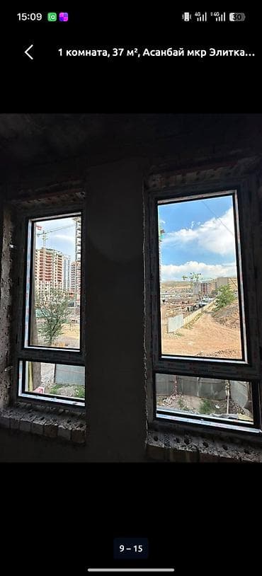 Кыймылсыз мүлк: Курулуп жатат, Элитка, 1 бөлмө, 37 м² — 8