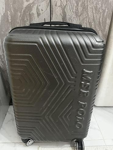 pull and beer: Чемодан, Б/у, Материал: Пластик, Маленький (до 40 л), На колесах — 1