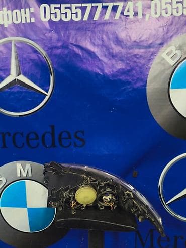 2005: Передняя правая фара Mercedes-Benz 2005 г., Б/у, Оригинал, Япония — 2