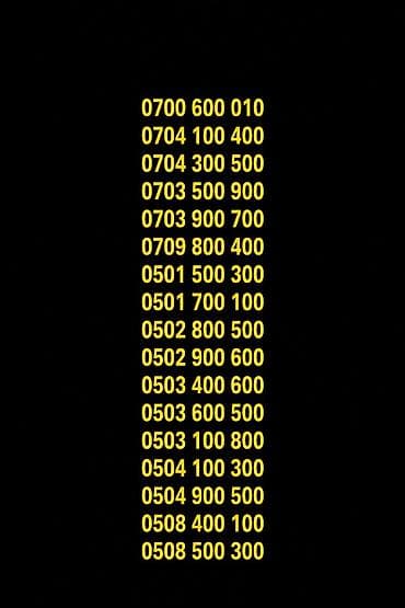 золотой номер ошка: 0503 600 500-3000сом 0700 600 010-9999сом 0501 700 100-3000сом 0501 — 1