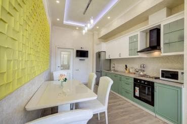 квартира раздолный: 3 бөлмө, Душ кабинасы, Жаздык, жууркан-төшөк каптары, Кондиционер — 7