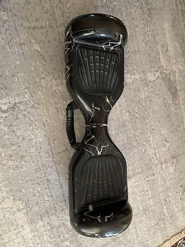 Гироскутер в стильной чёрной расцветке «чёрный мрамор». Особенности