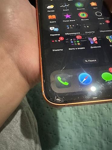 Аксессуары для мобильных телефонов: IPhone Xs Max, Б/у, 256 ГБ, Оранжевый, Зарядное устройство, 100 % — 2