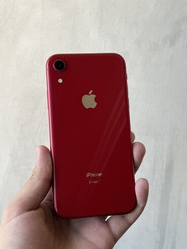 iphone 10: IPhone Xr, Б/у, 128 ГБ, Красный, 83 % — 2