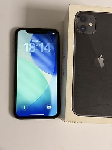 IPhone 11, 64 ГБ, Черный, Коробка, 100 % at lalafo.kg IPhone 11, 64 ГБ, Черный, Коробка, 100 %