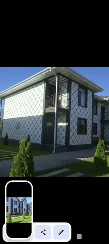 дом квартира кара балта: 2 бөлмө, 50 кв. м, 2 кабат — 2