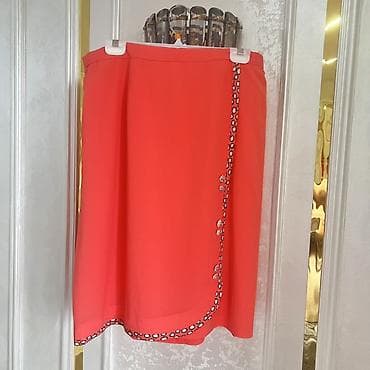 коралловый: Комплект Silk Line: блузка и юбка - Бренд: Silk Line - Производство — 4