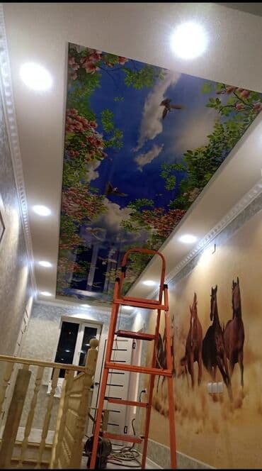 шпатель для натяжных потолков: Керме шыптар Жылтырабаган, 3D потолоктор, Жылтырак Акысыз консультация, Кепилдиги, Акысыз ченөө — 2