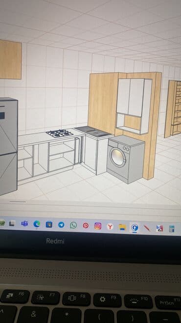 кухный шкаф: Кухонный гарнитур, цвет - Белый — 20