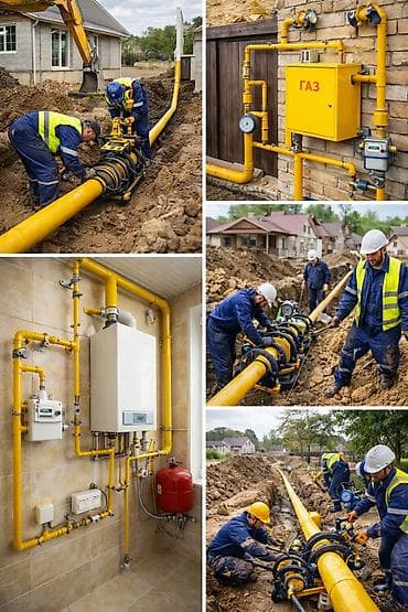 1 8t: Газификация, Монтаж газопровода — 2