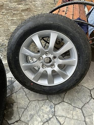 Дөңгөлөктөр монтажда 215 / 60 / R 16, All-season, Жаңы, 1 даана, Жеңил унаалар, Куйма, тешиктери - 5 — 5