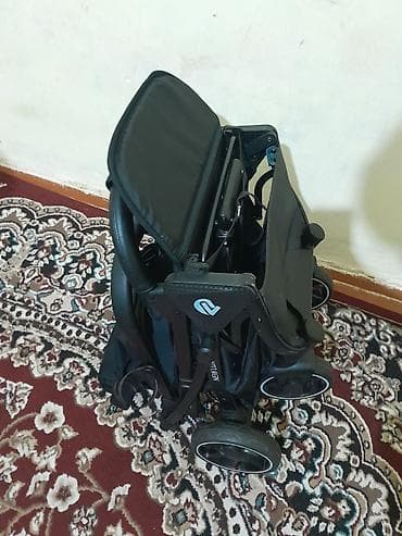 каляска прогулочная: Коляска, Другой бренд, цвет - Черный, Новый — 3