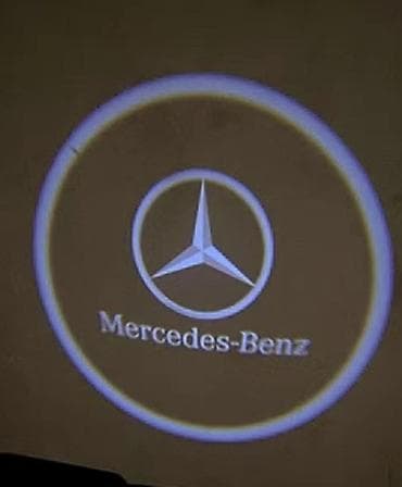 wl t: Лого на двери Мерседес Бенз на липучках лёгкий монтаж работает от — 1