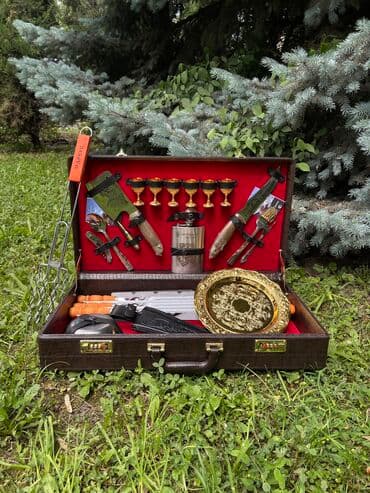 Дрова: Шашлычный люксовый набор в продаже и уже в Бишкеке! Кизлярские наборы — 1