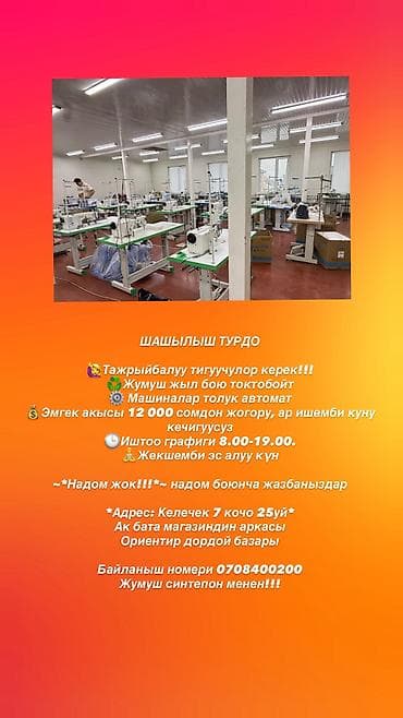 *Тигуучулор керек!!!* ОТТО ШАШЫЛЫШ ТУРДО 🙋‍♀️Тажрыйбалуу тигуучулор