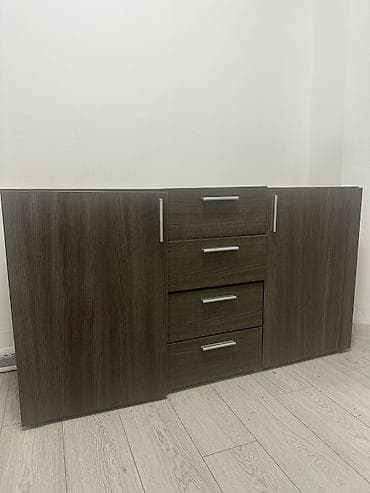 тумбочки в прихожую: Набор мебели для дома: шкаф, комод, стол и табуреты - Шкаф-гардероб — 2