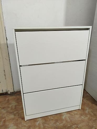 мелочь: Тумба и подставка для обуви, Новый, Другой материал, цвет - Белый — 1