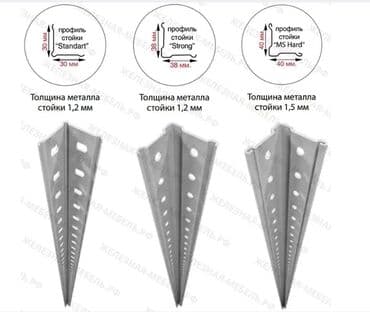 металлическая полка: Стеллаж MS STANDART 2200х1000х400 (6 полок) Предназначен для хранения — 4