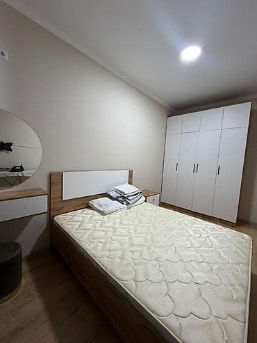 помощник полка: Спальный гарнитур, Двуспальная кровать, Дерево, цвет - Белый — 4