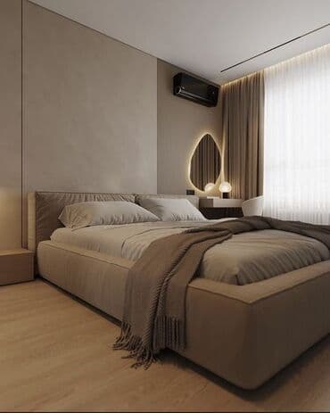 цены на однокомнатные квартиры в бишкеке: 1 комната, Кондиционер, Бронь, Телевизор — 1