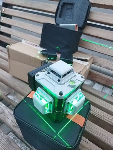 Генераторлор: Лазерный нивелир (зелёный луч), комплект - Тип: 3D/12 лучей и 4D16 — 4