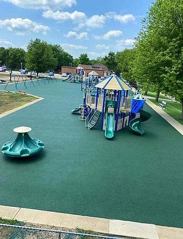 Бесшовное резиновое покрытие для детских площадок - Тип