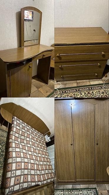 спальные гарниту буры: Спальный гарнитур в классическом стиле, отделка под дуб. В комплект — 1