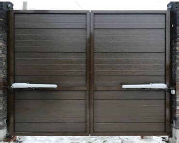 стойки для ограждение: Металлические, Дистанционное управление, Alutech, Для частного дома, Для гаража, Для автомойки, Бесшумные ворота, Оптом, Новый, Бесплатная установка — 4