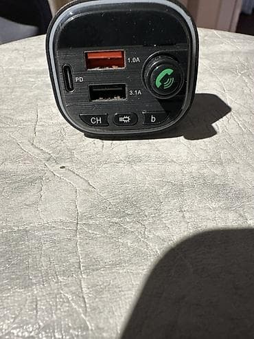 вибро колонка: Автомобильный Bluetooth FM‑модулятор/зарядное устройство - — 1