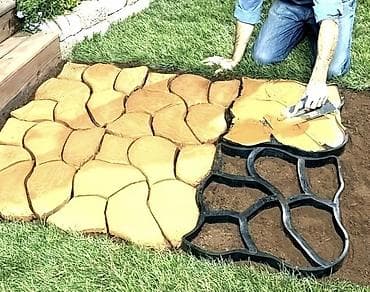 печатный бетон формы: Форма для садовой дорожки/плитки «соты» из прочного пластика. - — 2