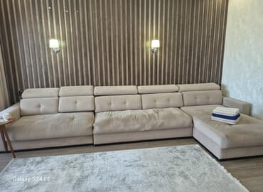 диваны кожаные: Продаю диван в хорошем состоянии б/у.Раскладывается имеется места для — 1