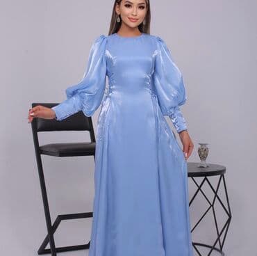 Повседневное платье, Лето, Длинная модель, 2XL