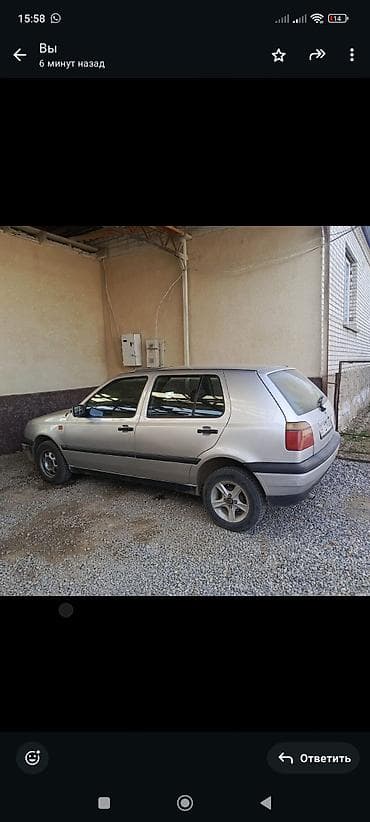 audi c4: Volkswagen Golf: 1993 г., 1.8 л, Ручные, Бензин, Хэтчбэк — 2