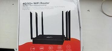 Модемы и сетевое оборудование: 4GLTE через сим еарты 4G/5G+ WiFi роутер с внешними антеннами — 2