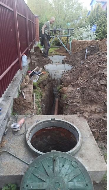 станок сиркулярка: Канализация, септик, траншей. Монтаж наружной канализации и септиков — 4