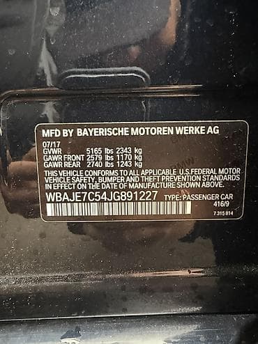 k7 2019: BMW 5 series: 2018 г., 3 л, Автомат, Бензин, Седан — 9