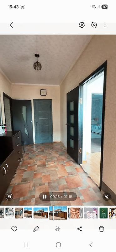 дом камунарова: Продаётся дом с участком. - Одноэтажный жилой дом из блока, крыша – — 4