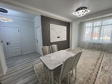 osh flats: 1 комната, 41 м², Элитка, 6 этаж, Евроремонт — 4
