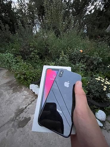 IPhone X, Жаңы, 64 ГБ, Space Gray, Куту, 100 % — 1