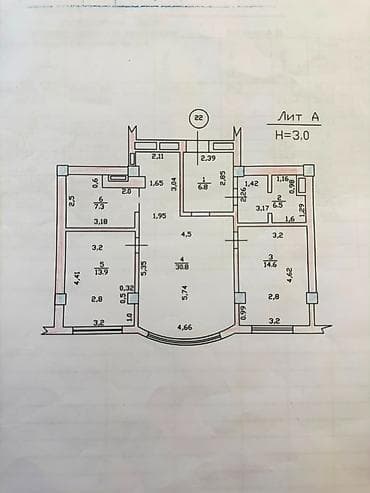 Квартиры: 2 комнаты, 80 м², Караван ТРЦ Элитка, 8 этаж, Евроремонт — 5
