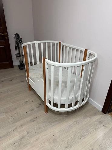 Детская кровать трансформер, Другой тип, цвет - Белый