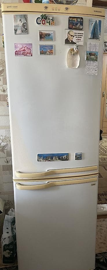 Холодильник Samsung, Б/у, Двухкамерный, De frost (капельный), 55 * 175 *