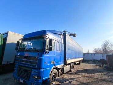 купить авто прицеп бу легковой: Тягач, DAF, 2004 г., Тентованный — 5