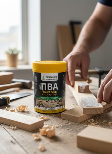 эпоксидный смола: Клей ПВА «Дельта Клей» предназначен для склеивания деревянных деталей — 1