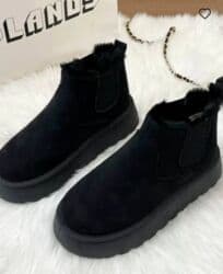 сапоги зимние женские натуральная кожа натуральный мех распродажа: Уггилер, 38, UGG, Жаңы, түсү - Кара, Акылуу жеткирүү, Өзү алып кетүү — 1