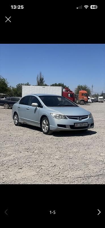 Honda Civic: 2007 г., 1.8 л, Автомат, Бензин, Седан