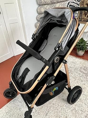 nutrien бишкек: Прогулочная коляска для города - Лёгкая рама золотистого цвета с — 4