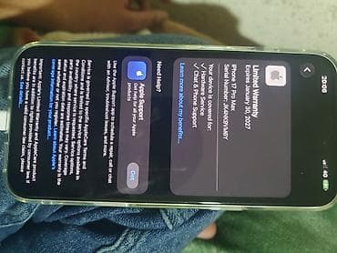 realme 8i: IPhone 17 Pro Max, Б/у, 256 ГБ, Серебристый, Зарядное устройство, Защитное стекло, Чехол, 100 % — 3