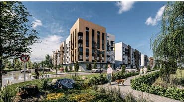 продажа квартир в жилых комплексах: 1 комната, 38 м², 4 этаж — 2